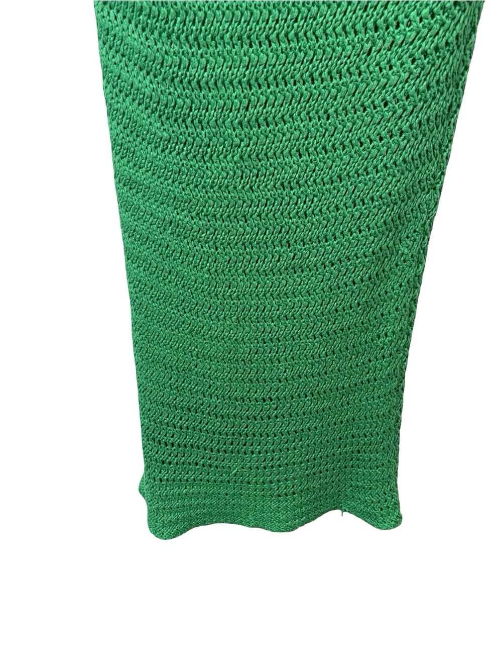 Peppermayo Haven Crochet Maxi Dress Green two-tone halter neck Size XS/S - Picture 12 of 16